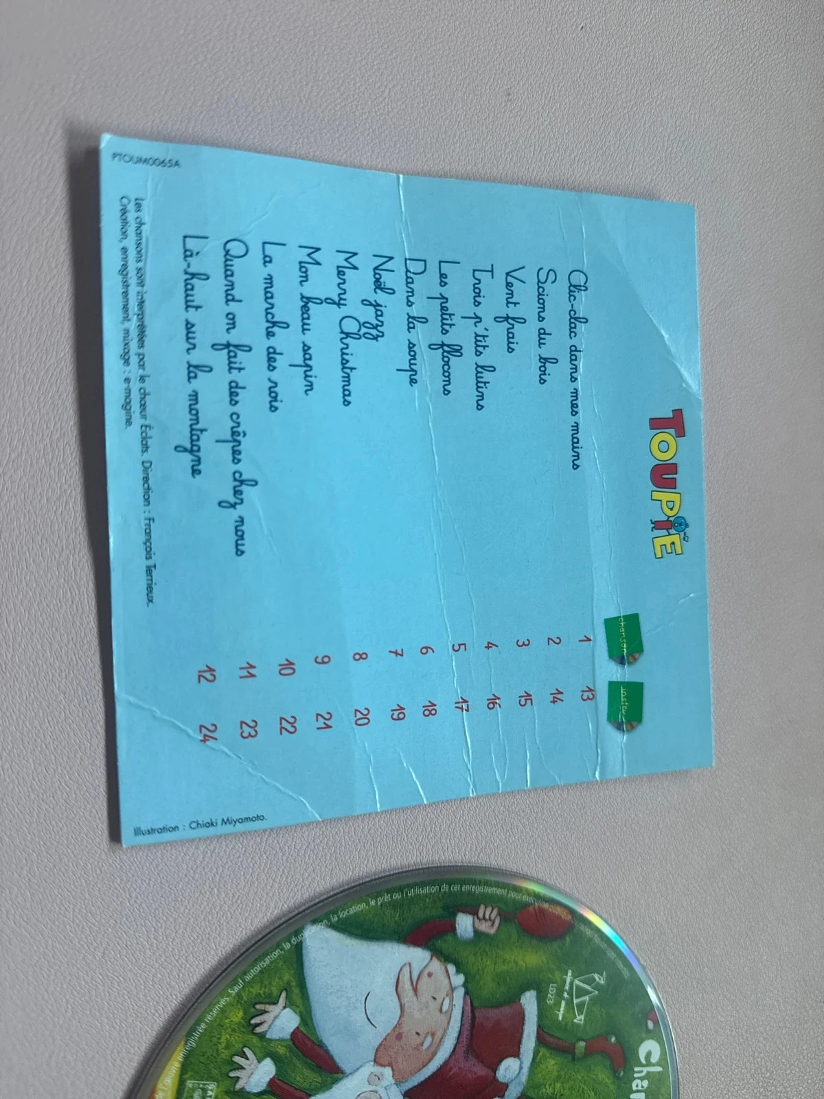 CD audio – Chantons Noël – Toupie – photo 2